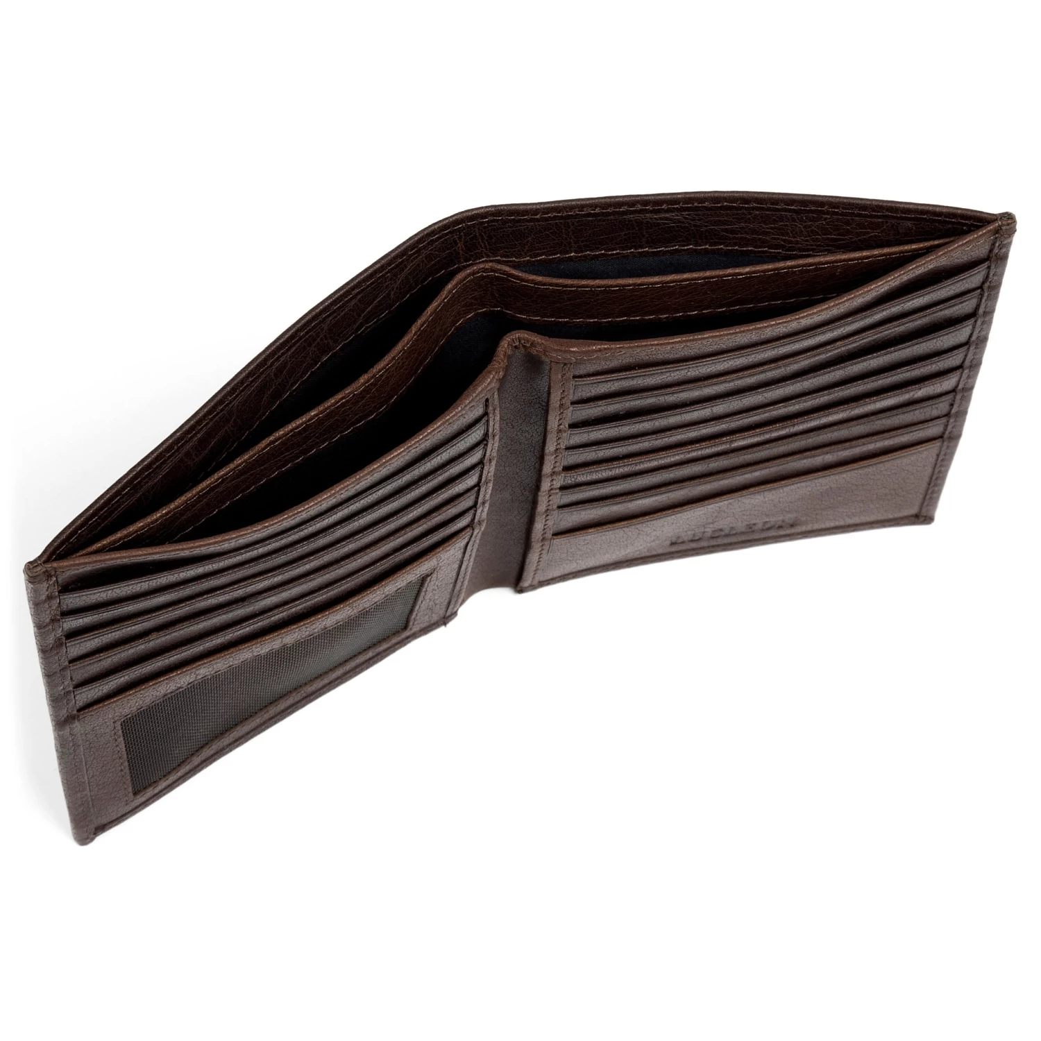 Montreal | 13 Slot Brown RFID Leather Wallet - Image 8