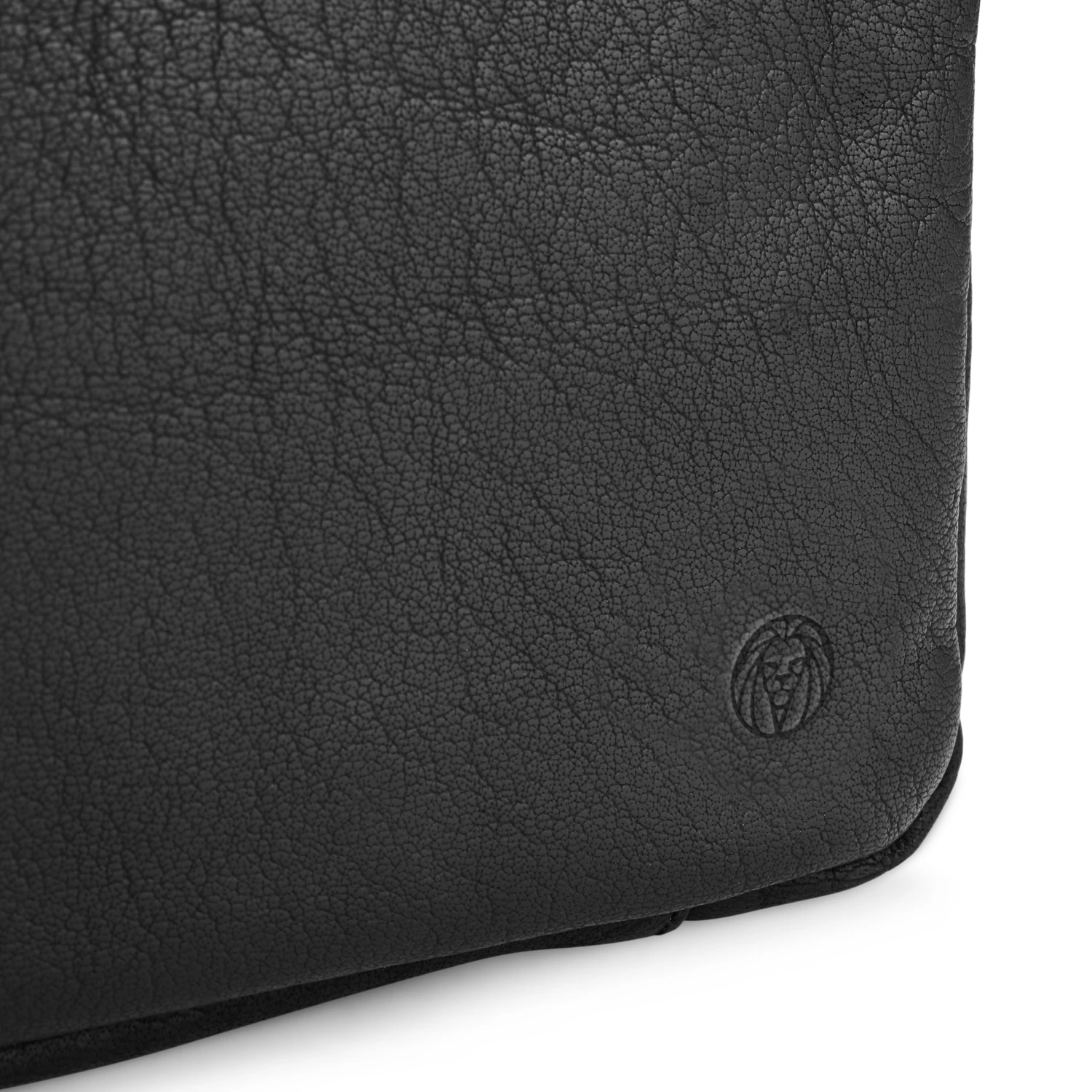 Montreal | Small Black Leather Laptop Sleeve - Image 5