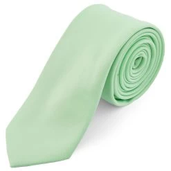 Basic Mint Green Polyester Tie