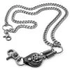 Skull Dual Wallet Chain