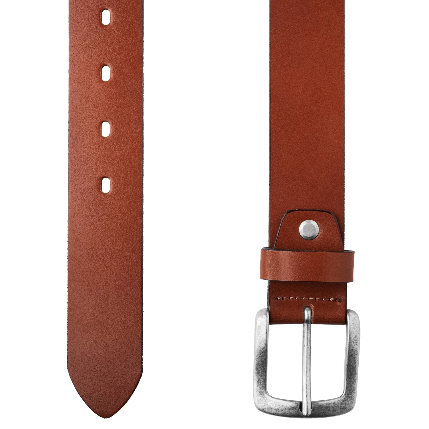 Distressed Tanned Top Grain Leather Belt - Image 2