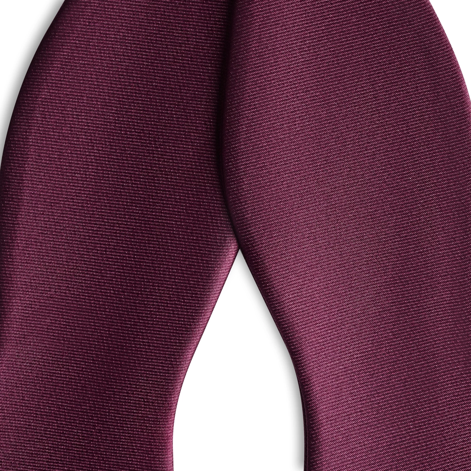 Crimson Self-Tie Satin Bow Tie - Image 2