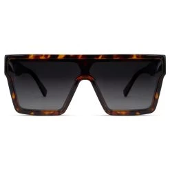 Occasus | Tortoise Shell Retro Squared Polarized Sunglasses
