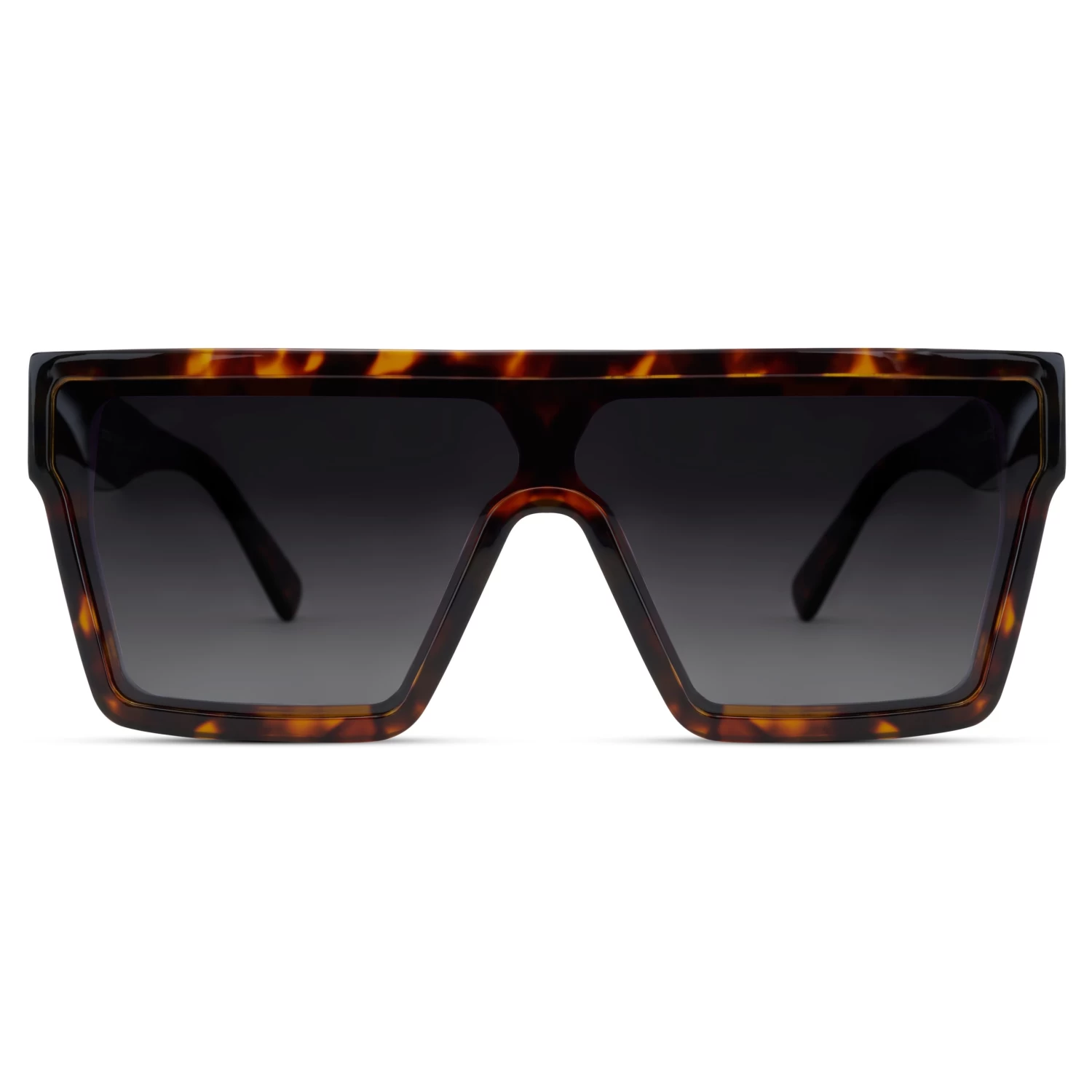 Occasus | Tortoise Shell Retro Squared Polarized Sunglasses