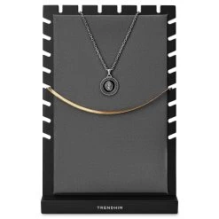 Necklace Display Stand | Bamboo | Wide