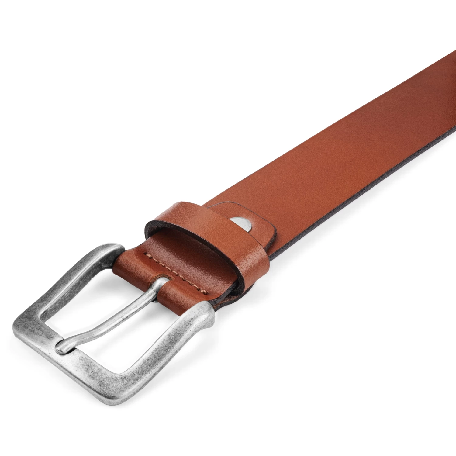 Distressed Tanned Top Grain Leather Belt - Image 3