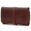 Montreal | Hanging Tan Leather Wash Bag