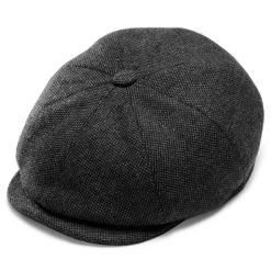 Moda | Dark Grey Wool Newsboy Cap