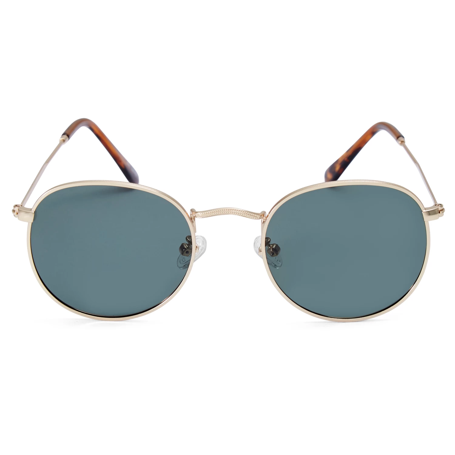 Dandy Black Polarized Round Sunglasses