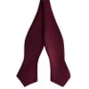 Burgundy Self-Tie Grosgrain Diamond Tip Bow Tie