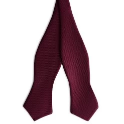 Burgundy Self-Tie Grosgrain Diamond Tip Bow Tie