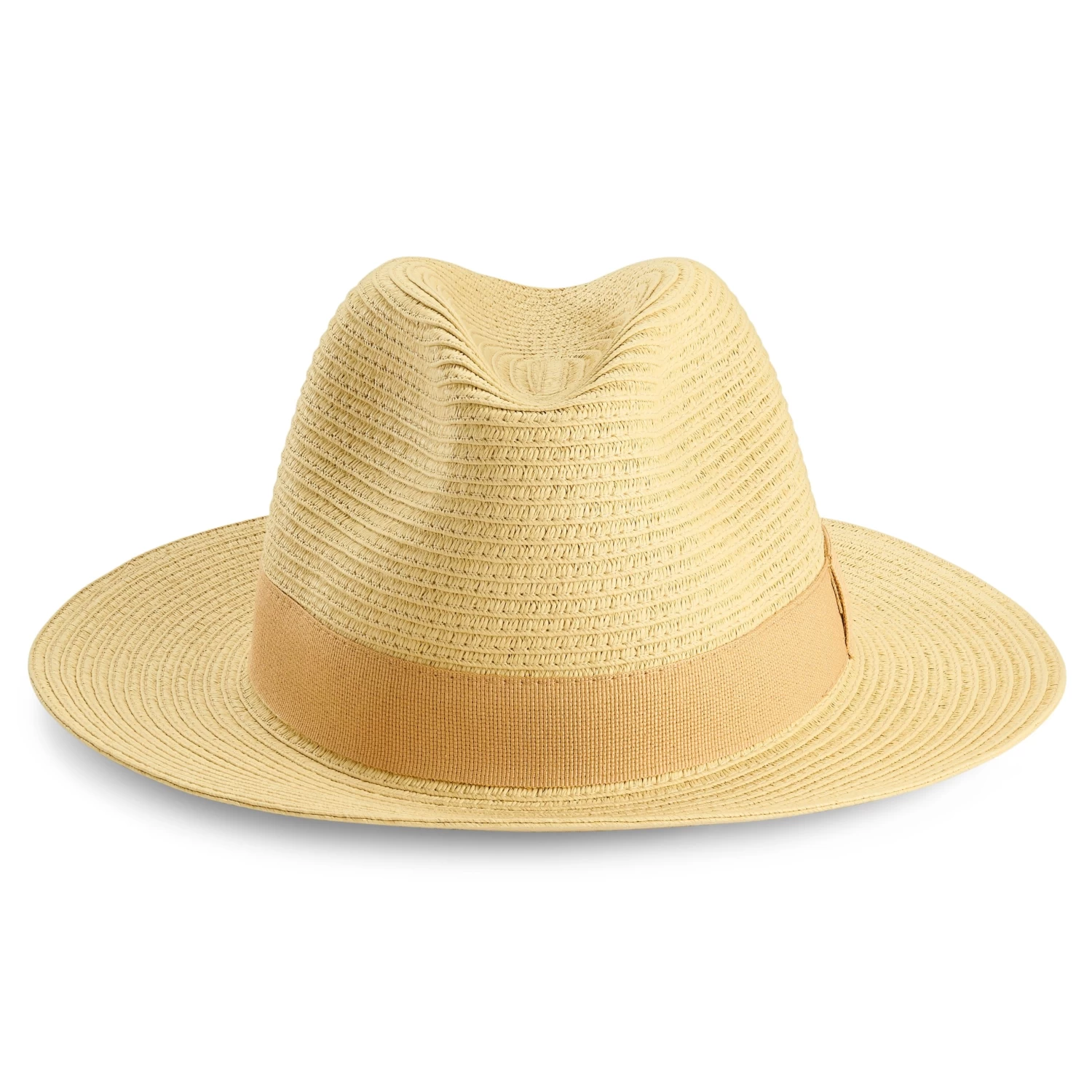 Lacuna | Beige Straw Fedora - Image 4
