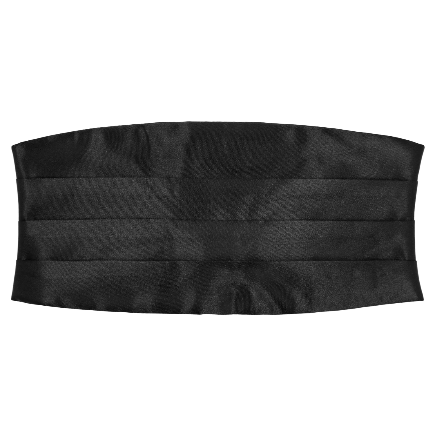 Shiny Black Basic Cummerbund
