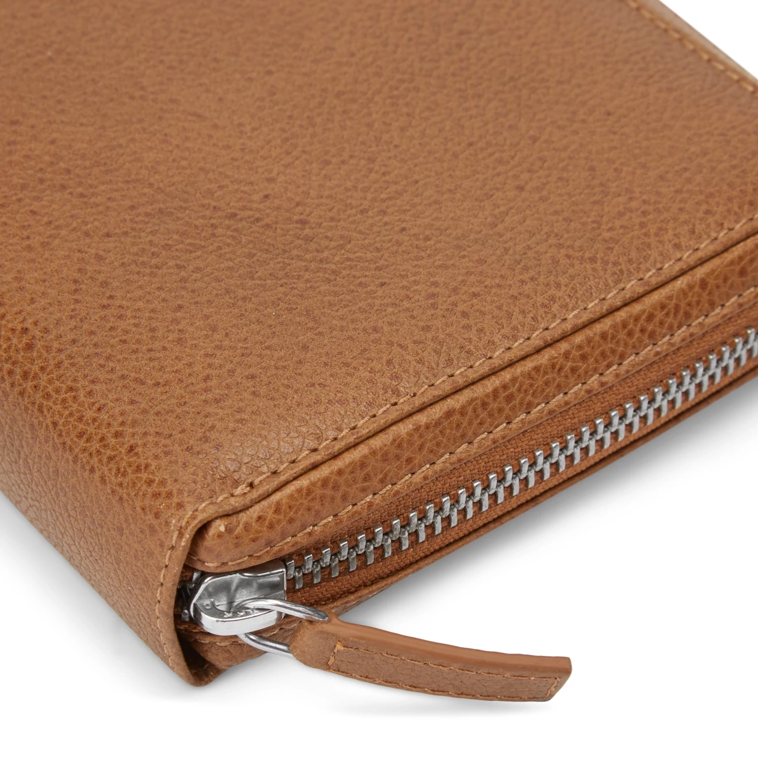 Big Tan Leather RFID-Blocking Card Holder - Image 5