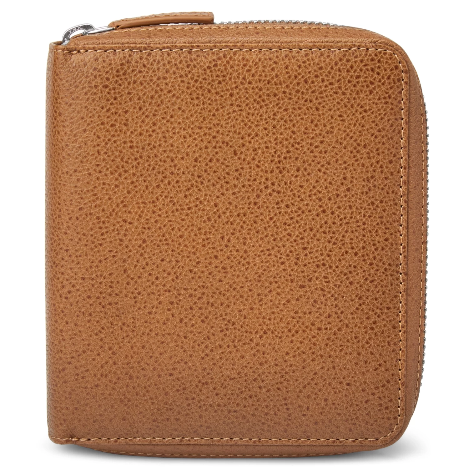 Big Tan Leather RFID-Blocking Card Holder - Image 6