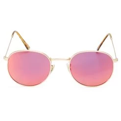 Dandy Pink Polarized Round Sunglasses