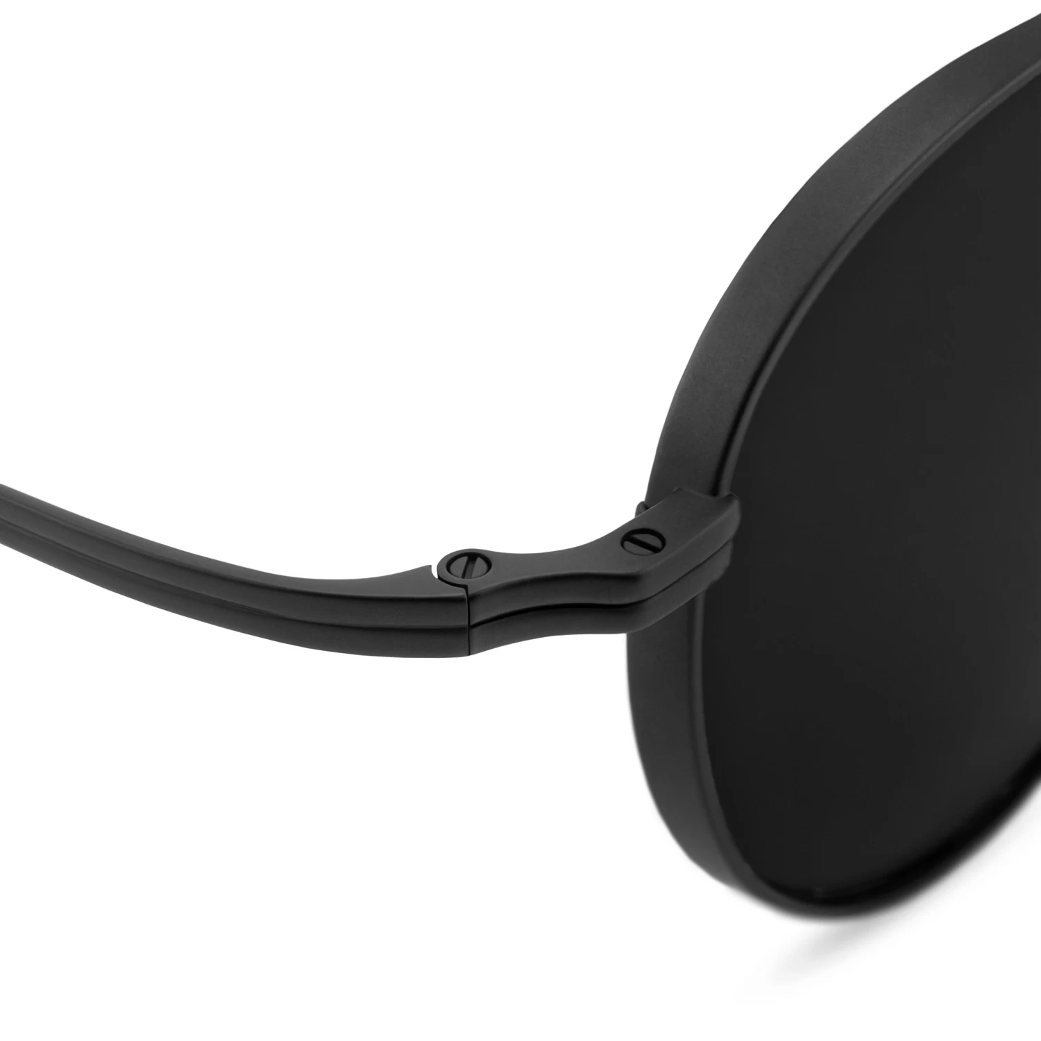Occasus | Round Black Titanium Polarized Sunglasses - Image 7