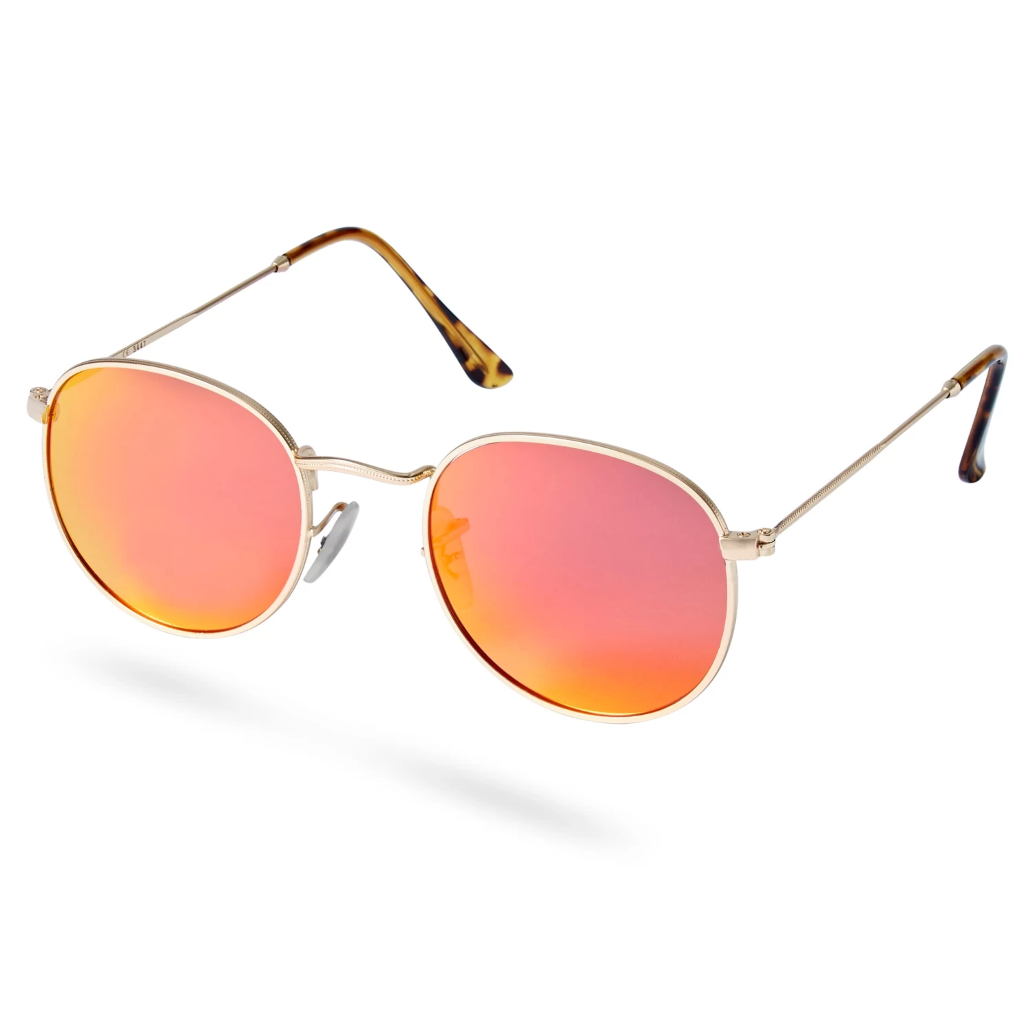 Dandy Pink Polarized Round Sunglasses - Image 2