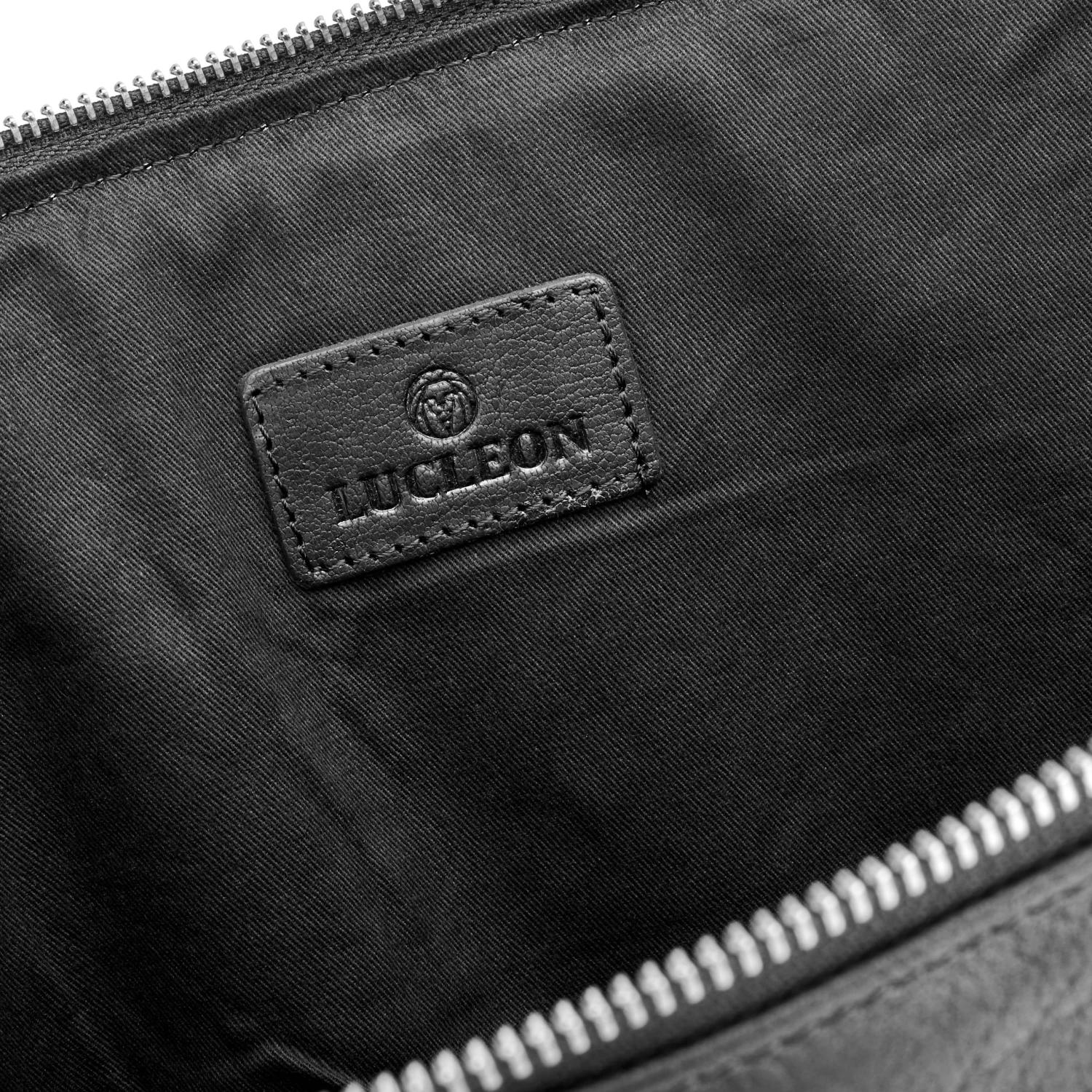 Montreal | Small Black Leather Laptop Sleeve - Image 7