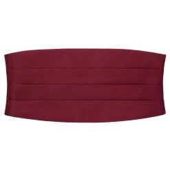 Burgundy Basic Cummerbund