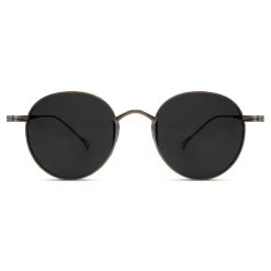 Occasus | Round Copper Titanium Polarized Sunglasses