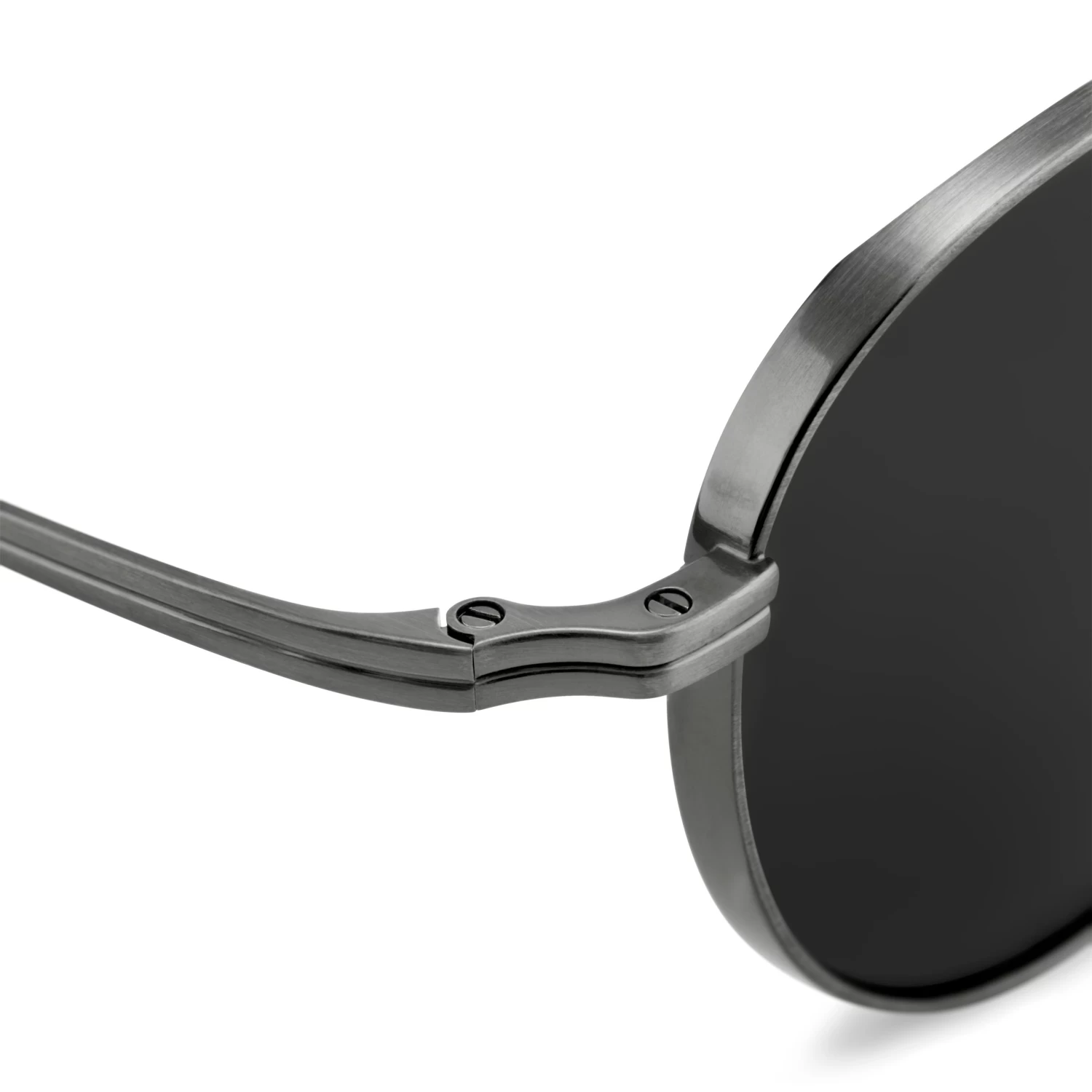 Occasus | Round Gunmetal Titanium Polarized Sunglasses - Image 7
