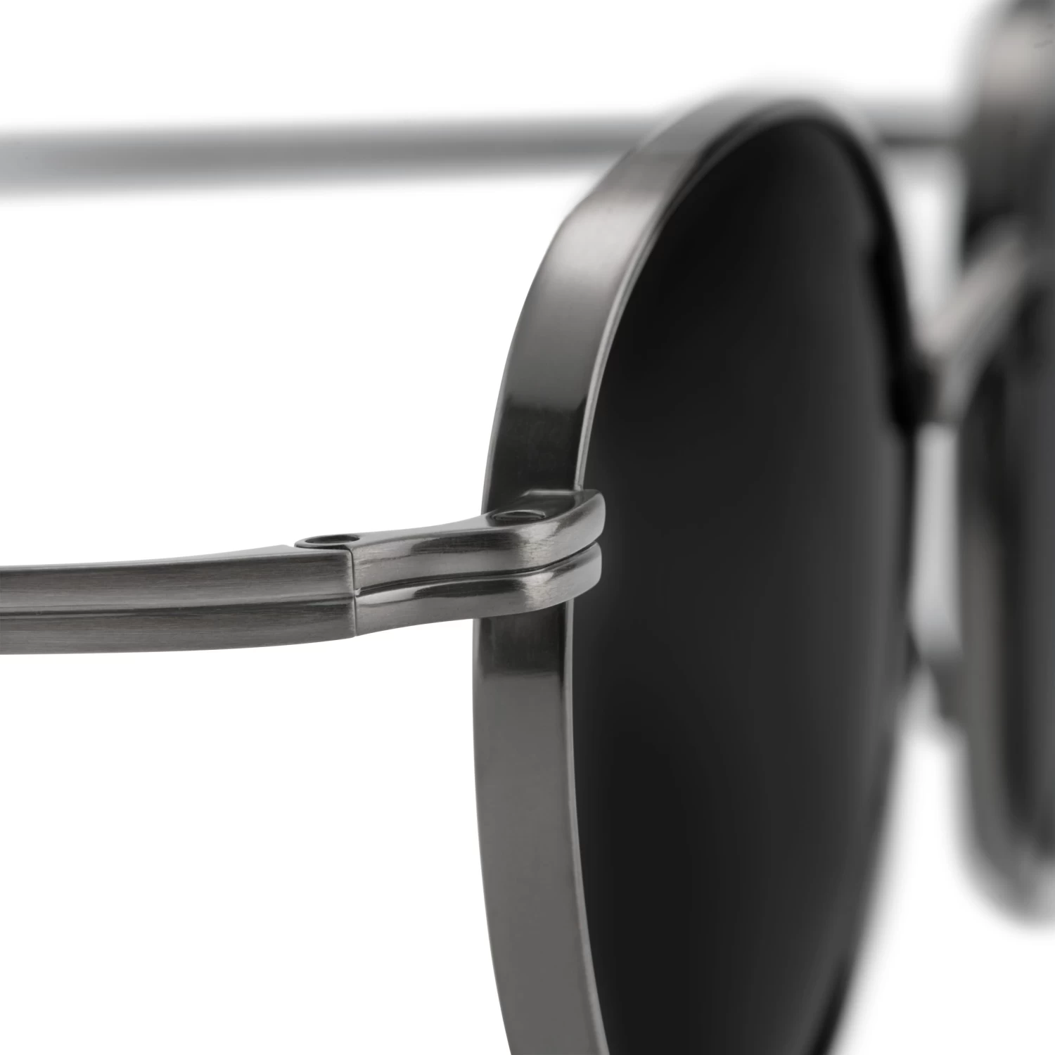 Occasus | Round Gunmetal Titanium Polarized Sunglasses - Image 6