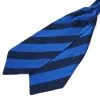 Navy Blue & Dark Blue Striped Silk Cravat