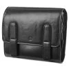 California | Black Hanging Toiletry Kit Leather Bag