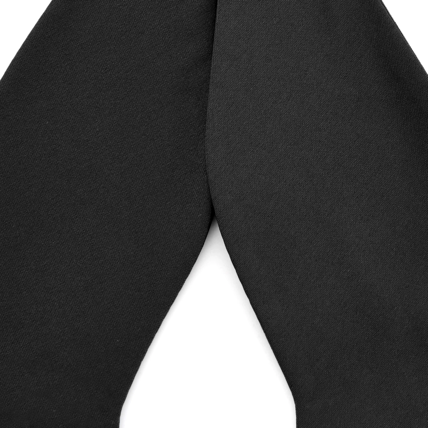 Black Basic Self-Tie Bow Tie - Image 2