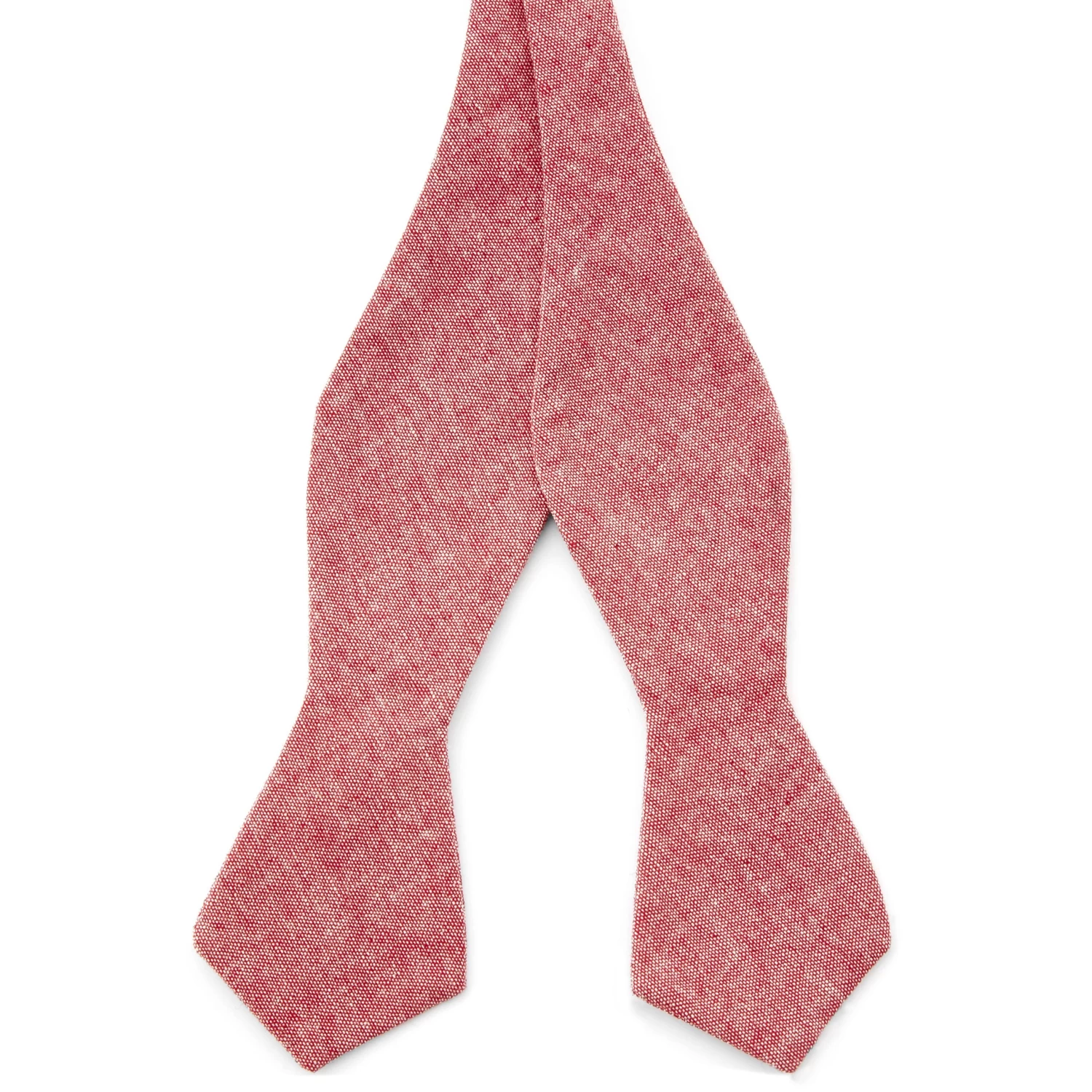 Peach Blossom Cotton Self-Tie Bow Tie