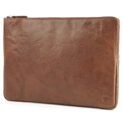 California | Small Tan Leather Laptop Sleeve