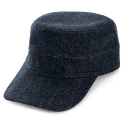 Lacuna | Royal Blue Denim Cadet Cap
