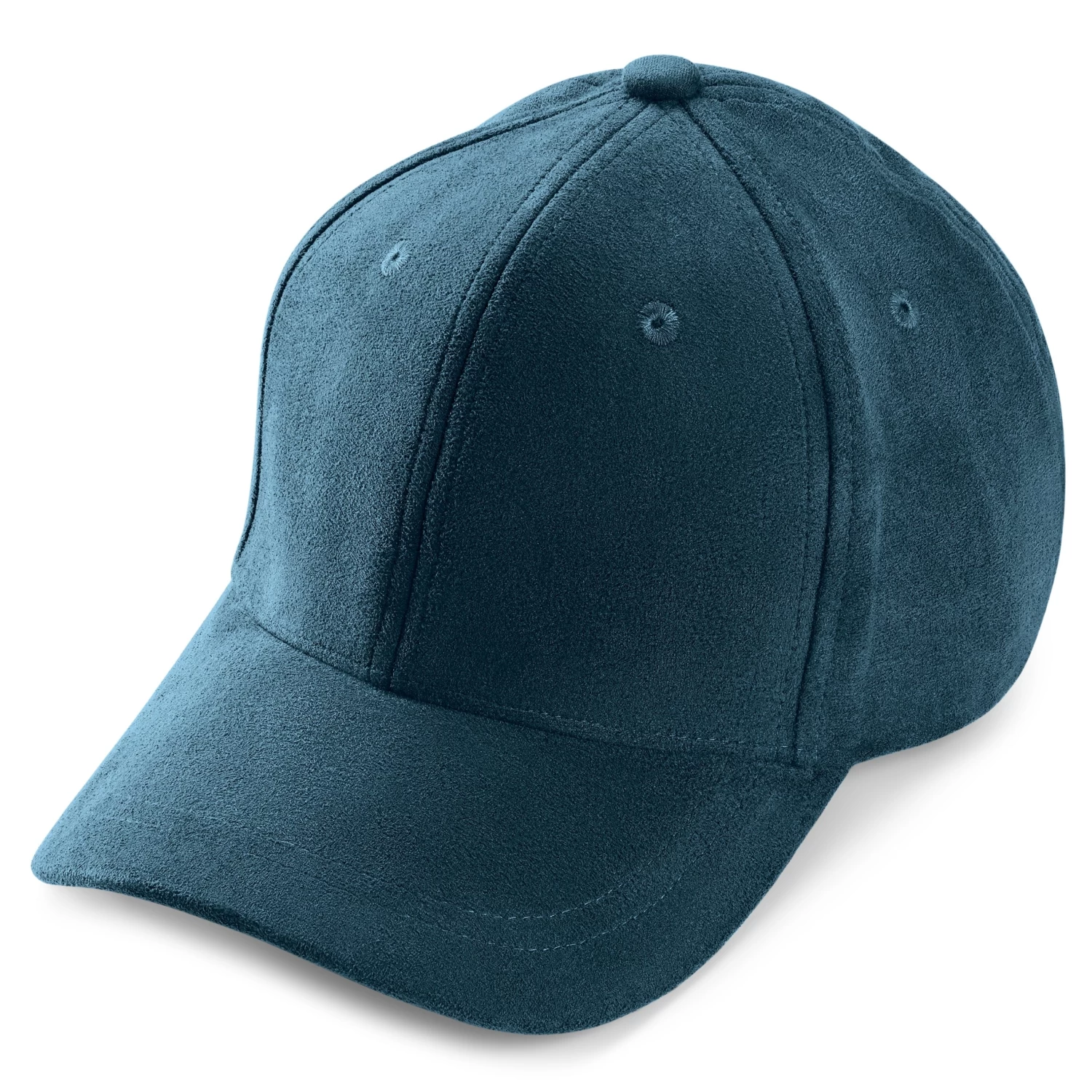Lacuna | Navy Blue Faux Suede Baseball Cap