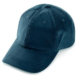 Lacuna | Navy Blue Corduroy Baseball Cap