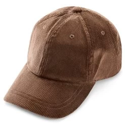 Lacuna | Dark Brown Corduroy Baseball Cap