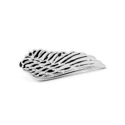 Silver-Tone Wing Tie Clip