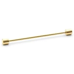 Simple Gold-Tone Collar Bar