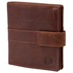 Montreal | Vertical Tan RFID Leather Wallet