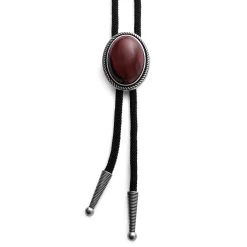 Tiger’s Eye Stone Adjustable Bolo Tie