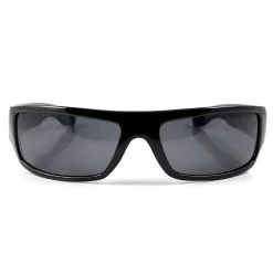 Classic Black & Black Biker Sunglasses