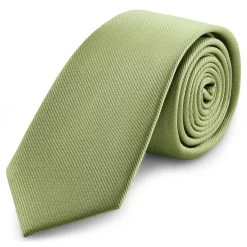 8 Cm Light Green Grosgrain Tie