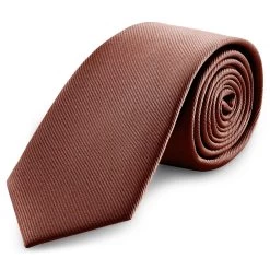 8 Cm Terracotta Grosgrain Tie
