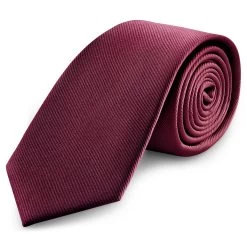 8 Cm Burgundy Grosgrain Tie