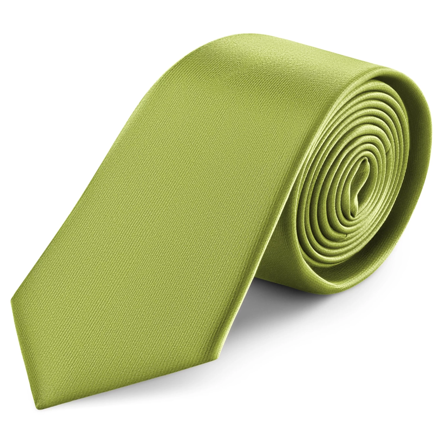 8 Cm Sea Green Satin Tie