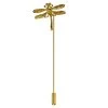 Gold-Tone Dragonfly Lapel Pin
