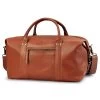 Fidei | Mocha Full Grain Goat Leather Weekend Bag