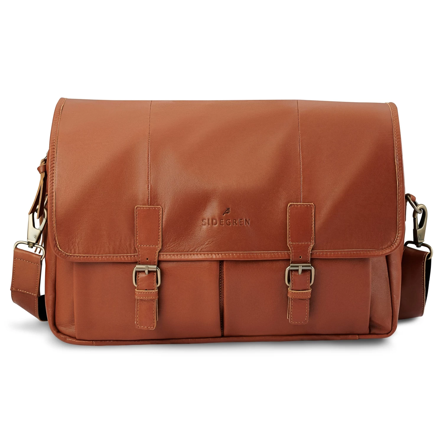 Fidei | Mocha Full Grain Goat Leather Business Weekend Bag - Image 3
