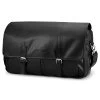 Fidei | Black Full Grain Goat Leather Business Travel Bag