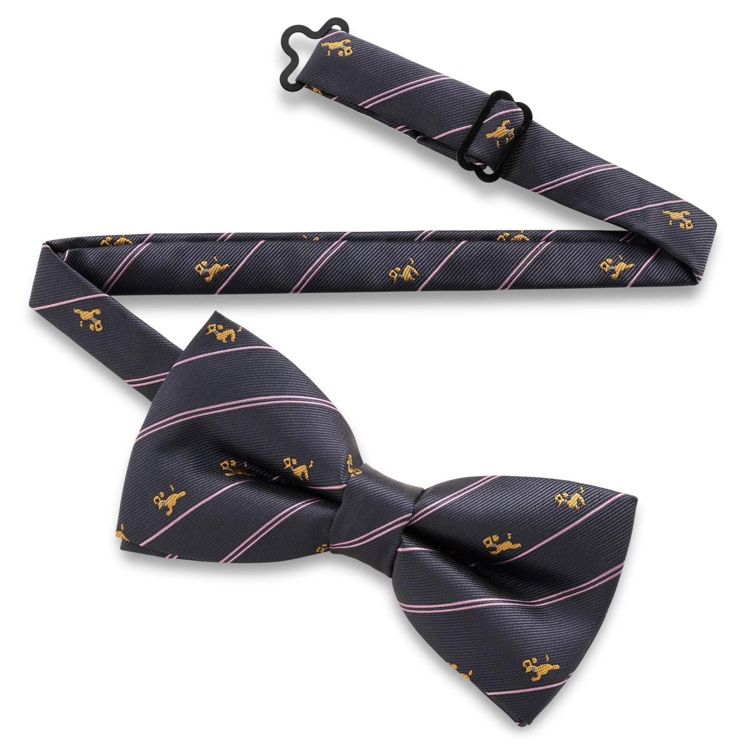 Zoikos | Navy Running Dog Pre-Tied Bow Tie - Image 2